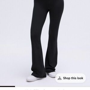 Lululemon Black High Rise Flare Pants size 10